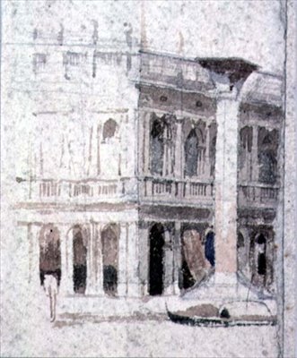 Een gebouw in Venetië, nabij de Sint-Marcus, 19e eeuw door Alfred Emile Stevens