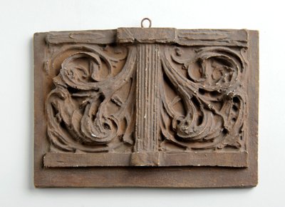 Maquette voor het Dubbele Paneel van Bladwerk voor de Kroon op de Figuur van Liefdadigheid op het Alexandria Memorial, c.1932 door Alfred Gilbert