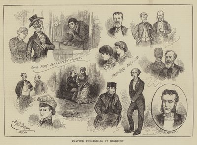 Amateurtheater in Highbury door Alfred Gish Bryan