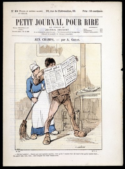 Man die een krant leest: 