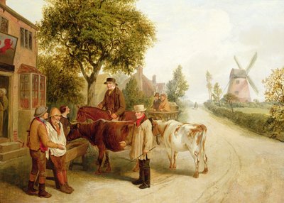 Buiten de Rode Leeuw door Alfred H. Green