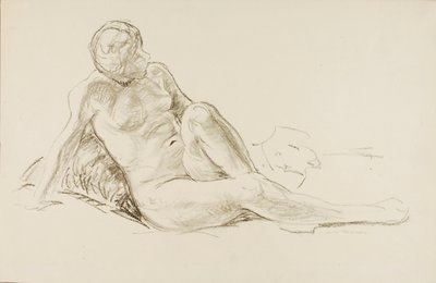 Liggend naakt door Alfred H. Maurer