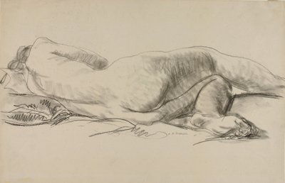 Liggend naakt door Alfred H. Maurer