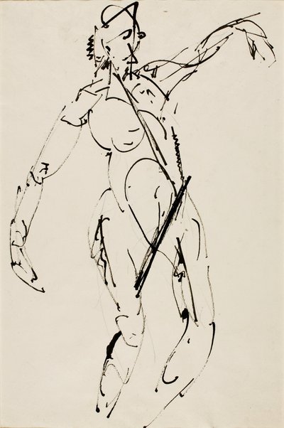 Staand naakt door Alfred H. Maurer