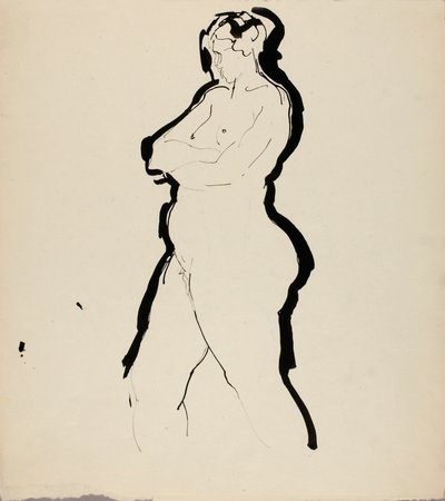 Staand naakt door Alfred H. Maurer