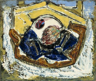 Stilleven met artisjok, II door Alfred H. Maurer