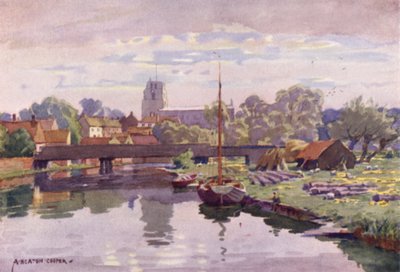 Beccles, aan de Waveney, Suffolk door Alfred Heaton Cooper