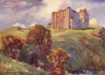 Castle Rising, Norfolk door Alfred Heaton Cooper