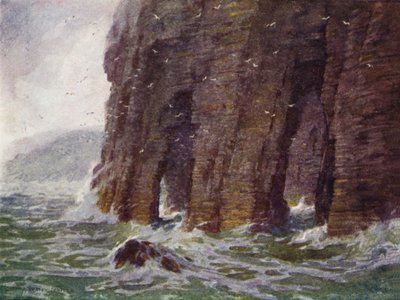 Kathedraal Kliffen, Achill Eiland door Alfred Heaton Cooper