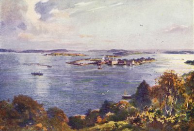 Haven van Cork door Alfred Heaton Cooper