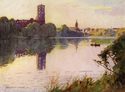 Denemarken: Koldinghus Kasteel, Noord-Sleeswijk door Alfred Heaton Cooper