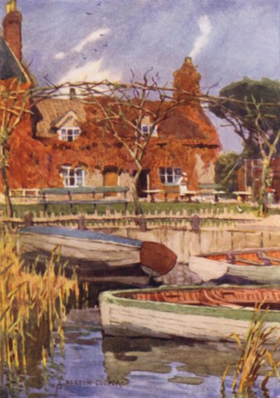 Eels Foot Inn, Ormesby, Norfolk door Alfred Heaton Cooper