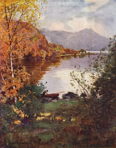 Innisfallen Island, Killarney door Alfred Heaton Cooper