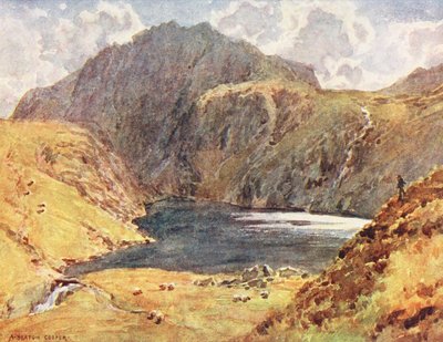 Lake District: Angle Tarn, Esk Hause door Alfred Heaton Cooper