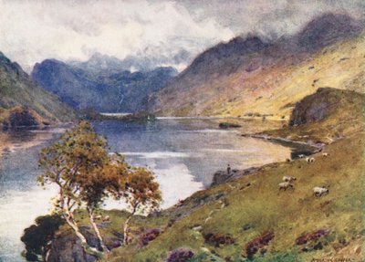 Lake District: Crummock Water en Buttermere door Alfred Heaton Cooper