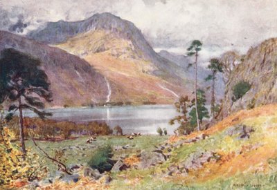 Lake District: Hoofd van Buttermere door Alfred Heaton Cooper