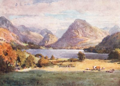 Lake District: Loweswater door Alfred Heaton Cooper