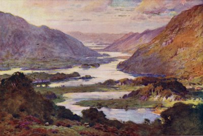 Meren van Killarney vanaf Kenmare Road door Alfred Heaton Cooper