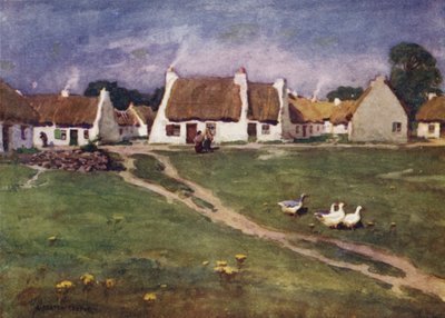 De Claddagh, County Galway door Alfred Heaton Cooper