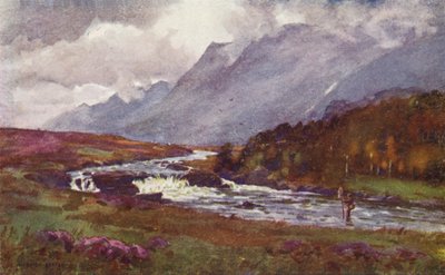 De Erriff Vallei, County Galway door Alfred Heaton Cooper