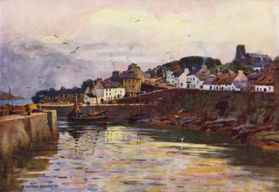 De Haven, Roundstone, County Galway door Alfred Heaton Cooper