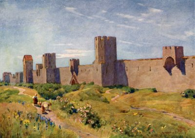 De muren van Visby door Alfred Heaton Cooper