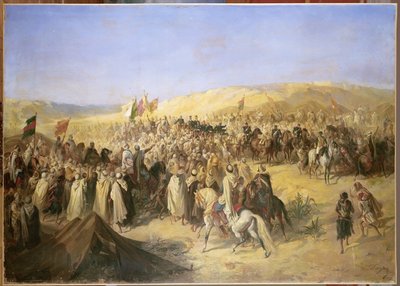 Napoleon III (1808-73) in Algerije, 21 mei 1865 door Alfred Henri Darjou