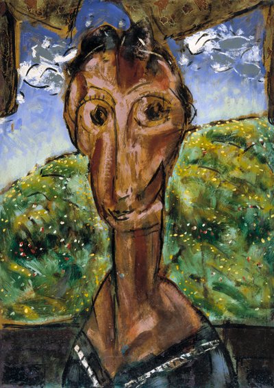 Hoofd van een vrouw, ca. 1929 door Alfred Henry Maurer