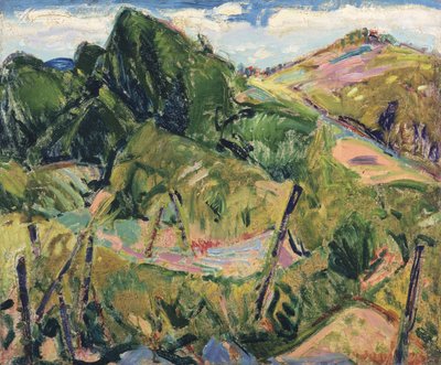 Landschap, ca. 1916 door Alfred Henry Maurer