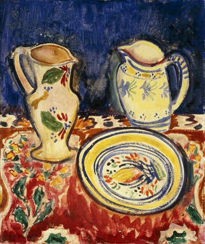 Stilleven met Bretonse aardewerk, door Alfred Henry Maurer