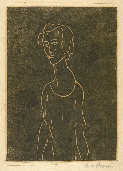 Susie door Alfred Henry Maurer