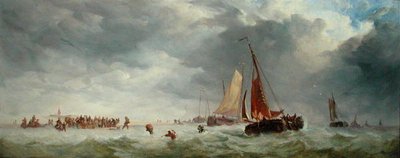 Strand van Scheveningen door Alfred Herbert