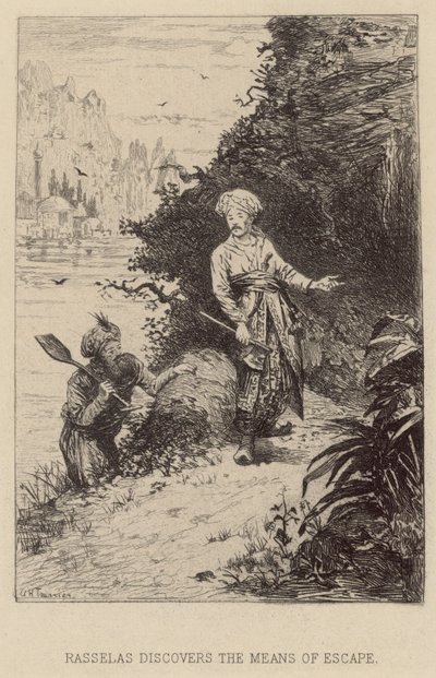 Rasselas ontdekt de ontsnappingsroute door Alfred Holst Tourrier