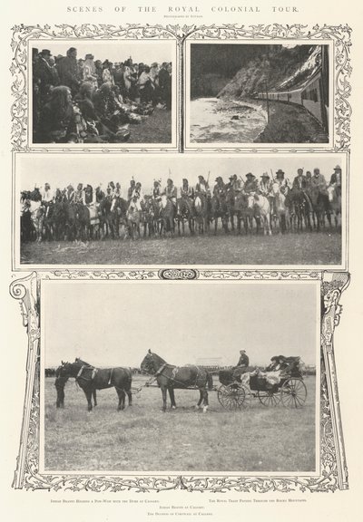 Scènes van de Koninklijke Koloniale Tour door Alfred Hugh Fisher
