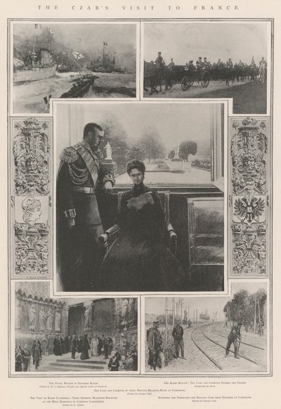 Het Bezoek van de Tsaar aan Frankrijk door Alfred Hugh Fisher