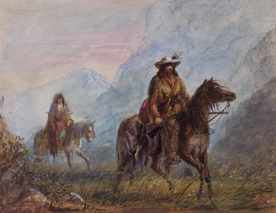 Kapitein Joseph Rutherford Walker, c.1837 door Alfred Jacob Miller