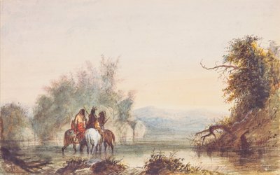 Horse-Shoe Creek, c.1837 door Alfred Jacob Miller