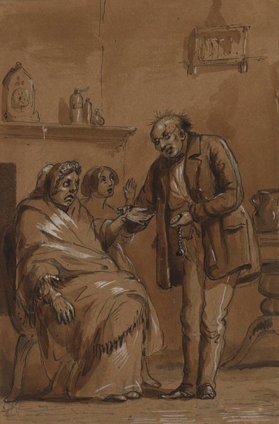 Nu, dokter, vertel het me alstublieft door Alfred Jacob Miller