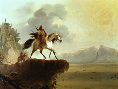 Slangenindianen door Alfred Jacob Miller