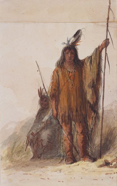 Oorlogskleding, c.1837 door Alfred Jacob Miller