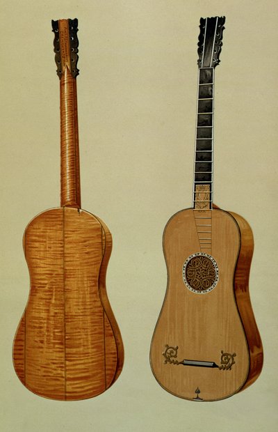 Gitaar gemaakt door Antonio Stradivarius (ca. 1644-1737), uit 