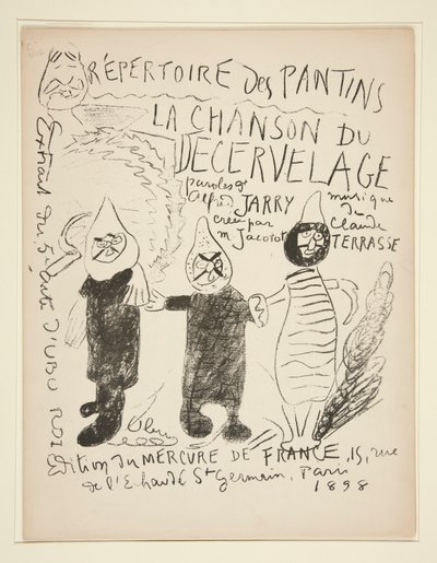Repertoire des Pantins: Het lied van de hersenverwijdering door Alfred Jarry