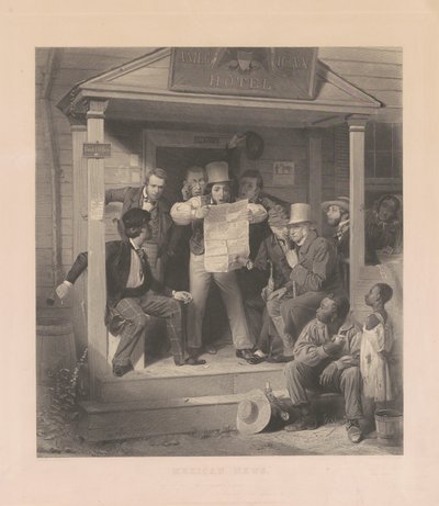 Mexicaans nieuws door Alfred Jones, after Richard Caton Woodville
