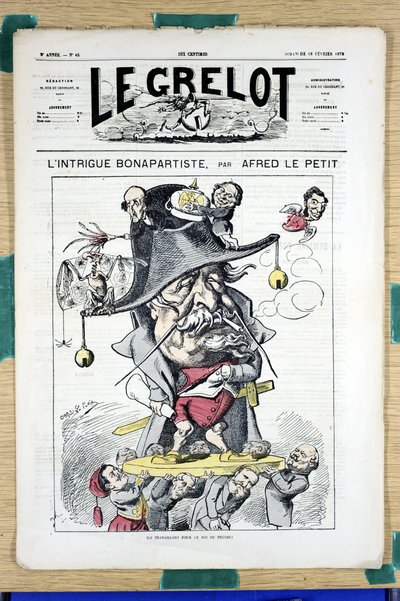Omslag van Le Grelot, nummer 45, Satirique en Couleurs door Alfred Le Petit