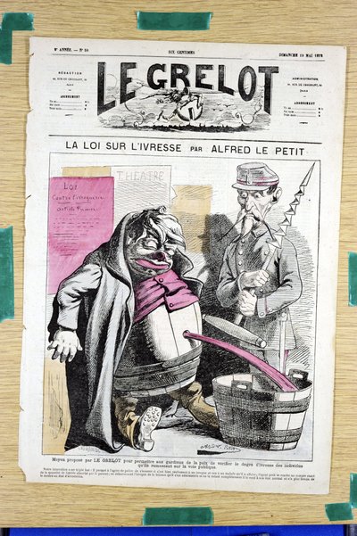 Omslag van Le Grelot, nummer 58, Satirique en Couleurs door Alfred Le Petit