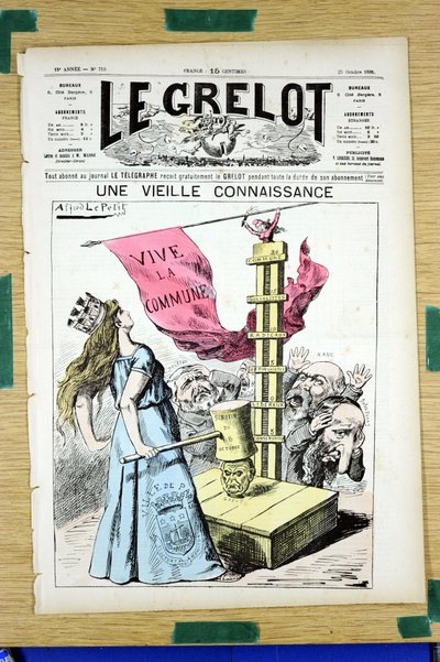 Omslag van Le Grelot, nummer 759, Satirique en Couleurs door Alfred Le Petit