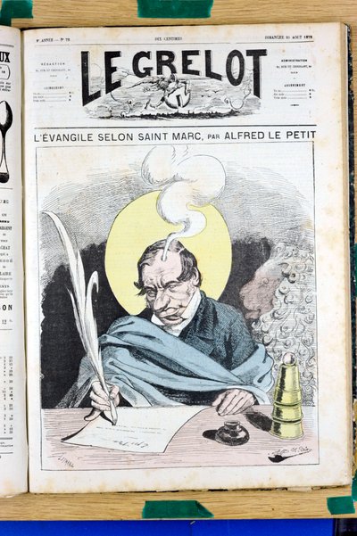 Omslag van Le Grelot, nummer 72, Satirisch in Kleuren door Alfred Le Petit