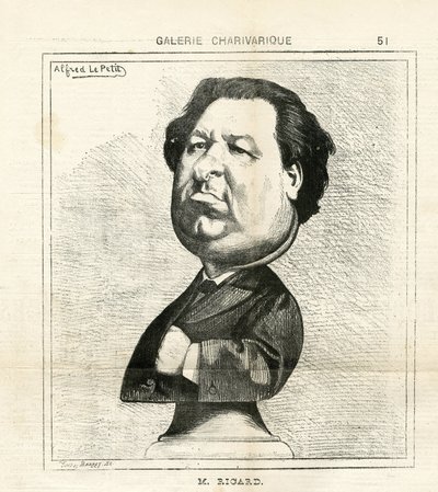 Illustratie van Alfred Le Pete in Le Charivari door Alfred Le Petit