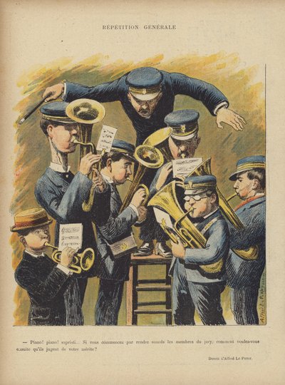Illustratie voor Le Rire door Alfred Le Petit
