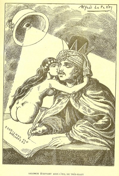 Illustratie van Alfred Le Pete (1841-1909) in Gros-Jean en zijn parochie door Alfred Le Petit